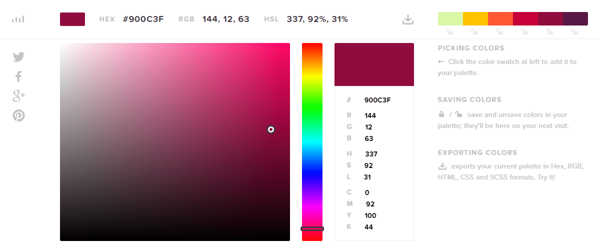 HTML Color Codes